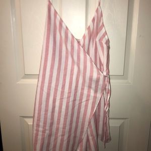 wrap romper- never worn